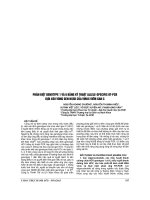 PHÂN BIỆT GENOTYPE 1 và 6 BẰNG kỹ THUẬT ALLELE SPECIFIC RT PCR dựa vào VÙNG GEN NS5B của VIRUS VIÊM GAN c