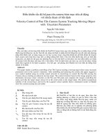 Proceedings VCM 2012 107 điều khiển tốc độ bệ pan tilt camera bám mục tiêu di động 