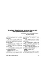 TIẾN TRIỂN BỆNH RĂNG MIỆNG của học SINH TIỂU học, TRUNG học cơ sở, TRUNG học PHỔ THÔNG hà nội SAU KHI sát NHẬP