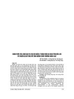 NHẬN THỨC của LÃNH đạo và cán bộ QUẢN lý BỆNH VIỆN đa KHOA TỈNH đắk lắk về CHUẨN bị đáp ỨNG với TÌNH HUỐNG CHẤN THƯƠNG HÀNG LOẠT