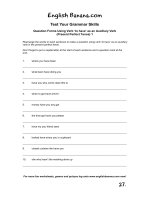 question forms verb to have bgb27 