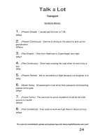 talk a lot 1 sentence blocks transport 