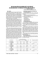 MỐI LIÊN QUAN GIỮA rối LOẠN ĐƯỜNG HUYẾT và làm THÊM GIỜ của CÔNG NHÂN CÔNG TY cổ PHẦN MAY TIÊN HƯNG, HƯNG yên, năm 2013