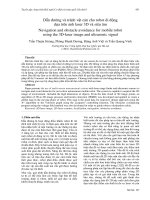 Proceedings VCM 2012 61 dẫn đường và tránh vật cản cho robot di động 