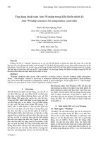 Proceedings VCM 2012 80 ứng dụng thuật toán anti windup trong điều khiển nhiệt độ 