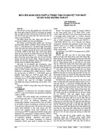 MỐI LIÊN QUAN GIỮA PAPP a TRONG TAM cá NGUYỆT THỨ NHẤT và đái THÁO ĐƯỜNG THAI kỳ