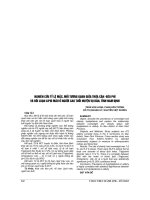 NGHIÊN cứu tỷ lệ mắc, mối TƯƠNG QUAN GIỮA THỪA cân béo PHÌ và rối LOẠN LIPID máu ở NGƯỜI CAO TUỔI HUYỆN vụ bản, TỈNH NAM ĐỊNH