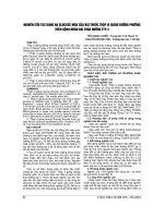 NGHIÊN cứu tác DỤNG hạ GLUCOSE máu của bài THUỐC THẬP vị GIÁNG ĐƯỜNG PHƯƠNG TRÊN BỆNH NHÂN đái THÁO ĐƯỜNG TYP 2