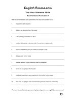 basic sentence punctuation bgb19 