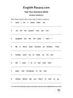 sentence building 2 bgb77