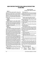 NHẬN xét bước đầu kết QUẢ điều TRỊ cắm lại RĂNG bị bật KHỎI HUYỆT ổ RĂNG DO CHẤN THƯƠNG