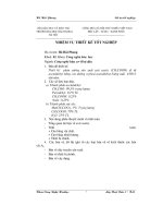 Đồ án thiết kế phân xưởng sản xuất axit axetic (CH3COOH) đi từ acetaldehyt bằng con đường oxyhoá acetaldehyt