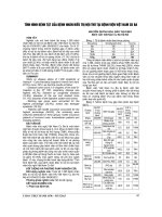 TÌNH HÌNH BỆNH tật của BỆNH NHÂN điều TRỊ nội TRÚ tại BỆNH VIỆN VIỆT NAM CU BA