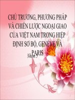NGOẠI GIAO VIỆT NAM THẾ KỈ  XX