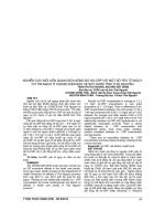 NGHIÊN cứu mối LIÊN QUAN GIỮA NỒNG độ HS CRP với một số yếu tố NGUY cơ TIM MẠCH ở cán bộ DIỆN bảo vệ sức KHỎE TỈNH THÁI NGUYÊN