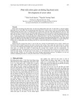 Proceedings VCM 2012 64 phát triển robot giám sát đường ống thoát nước 