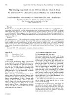 Proceedings VCM 2012 73 một phương pháp tránh vật cản VFH cải tiến cho robot di động 