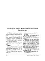 NGHIÊN cứu đặc điểm lâm SÀNG và kết QUẢ điều TRỊ đục THỂ THỦY TINH THỨ PHÁT BẰNG PHẪU THUẬT PHACO