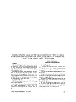 NGHIÊN cứu tác DỤNG gây tê tủy SỐNG PHỐI hợp gây tê NGOÀI MÀNG CỨNG LIÊN tục BẰNG hỗn hợp LEVOBUPIVACAIN   SUFENTANIL TRONG và SAU PHẨU THUẬT lấy sỏi THẬN