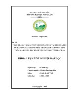 Thực trạng và giải pháp nhằm phát huy vai trò của phụ nữ dân tộc tày trong phát triển kinh tế hộ gia đình trên địa bàn xã bộc bố   huyện pác nặm   tỉnh bắc kạn