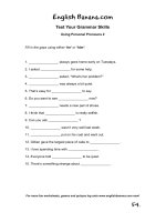 using personal pronouns 2 bgb54 