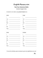 common irregular verbs bgb14