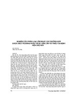 NGHIÊN cứu PHÂN LOẠI lõm NGỰC 229 TRƯỜNG hợp được điều TRỊ BẰNG PHẪU THUẬT xâm lấn tối THIỂU tại BỆNH VIỆN CHỢ rẫy