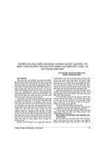 NGHIÊN cứu đặc điểm lâm SÀNG và ĐÁNH GIÁ kết QUẢ điều TRỊ BỆNH VIÊM mũi mạn TÍNH QUÁ PHÁT BẰNG DAO điện một CHIỀU tại hải PHÒNG 2006 2009