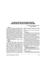 TÁC DỤNG lâm SÀNG của CAO TIÊU THŨNG CHỈ THỐNG TRÊN BỆNH NHÂN BONG gân   ĐỤNG GIẬP PHẦN mềm DO CHẤN THƯƠNG