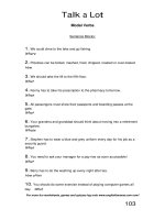 talk a lot 1 modal verbs 