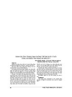 ĐÁNH GIÁ TÌNH TRẠNG DINH DƯỠNG TRẺ EM dưới 5 TUỔI VÙNG VEN BIỂN TỈNH NGHỆ AN năm 2011