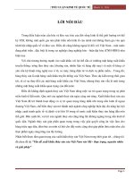 VẤN ĐỀ XUẤT KHẨU THỦY SẢN CỦA VIỆT NAM VÀO MỸ  THỰC TRẠNG,NGUYÊN NHÂN VÀ GIẢI PHÁP