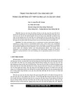 TRẠNG THÁI ỨNG SUẤT của VÙNG NEO cáp TRONG cầu bê TÔNG cốt THÉP dự ỨNG lực và cầu dây VĂNG