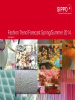 fashion trend forecast spring summer