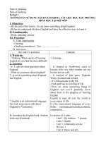 Giáo án thí điểm môn tiếng anh lớp 7