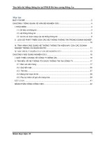 Tiểu luận tìm hiểu hệ thống thông tin tại DNKD đá hoa cương đông ấn 