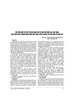 TÌM HIỂU một số yếu tố LIÊN QUAN với sự THAY đổi mức lọc cầu THẬN THEO THỜI GIAN ở BỆNH NHÂN VIÊM cầu THẬN LUPUS TRONG các đợt điều TRỊ nội TRÚ