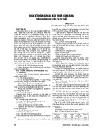 NHẬN xét HÌNH DẠNG và KÍCH THƯỚC CUNG RĂNG TRÊN NHÓM SINH VIÊN 18 25 TUỔI