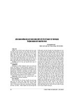 LIÊN QUAN NỒNG độ AXIT URIC máu một số yếu tố NGUY cơ TIM MẠCH ở BỆNH NHÂN gút NGUYÊN PHÁT