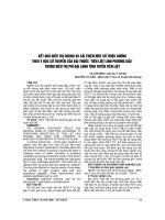 KẾT QUẢ điều TRỊ CHUNG và cải THIỆN một số TRIỆU CHỨNG THEO y học cổ TRUYỀN của bài THUỐC   TIẾN LIỆT LINH PHƯƠNG GIẢI   TRONG điều TRỊ PHÌ đại LÀNH TÍNH TUYẾN TIẾN LIỆT