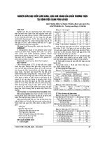 NGHIÊN cứu đặc điểm lâm SÀNG, cận lâm SÀNG của CHẤN THƯƠNG THẬN tại BỆNH VIỆN XANH pôn