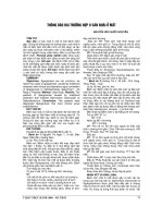 THÔNG báo HAI TRƯỜNG hợp u sán NHÁI ở mắt