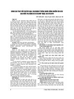 ĐÁNH GIÁ THAY đổi ENZYM GAN, BILIRUBIN ở BỆNH NHÂN ĐỒNG NHIỄM HIV HCV SAU điều TRỊ BẰNG d4t  3TC  NVP HOẶC d4t 3TC èv