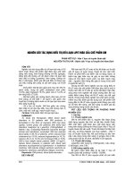 NGHIÊN cứu tác DỤNG điều TRỊ rối LOẠN LIPIT máu của CHẾ PHẨM GM