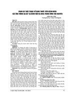 ĐÁNH GIÁ THỰC TRẠNG sử DỤNG THUỐC TRÊN BỆNH NHÂN đặt ỐNG THÔNG dạ dày tại BỆNH BIỆN đa KHOA TRUNG ƯƠNG THÁI NGUYÊN