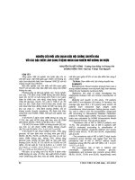 NGHIÊN cứu mối LIÊN QUAN GIỮA hội CHỨNG CHUYỂN hóa với các đặc điểm lâm SÀNG ở BỆNH NHÂN GAN NHIỄM mỡ KHÔNG DO rượu