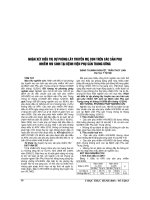 NHẬN xét điều TRỊ dự PHÒNG lấy TRUYỀN mẹ CON TRÊN các sản PHỤ NHIỄM HIV SINH tại BỆNH VIỆN PHỤ sản TRUNG ƯƠNG