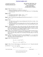 đề thi thử thpt quốc gia môn toán hay