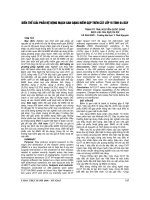 BIẾN THỂ GIẢI PHẪU hệ ĐỘNG MẠCH GAN DẠNG HIẾM gặp TRÊN cắt lớp VI TÍNH 64 dãy