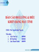 BÁO cáo đo LƯỜNG và điều KHIỂN BẰNG máy TÍNH